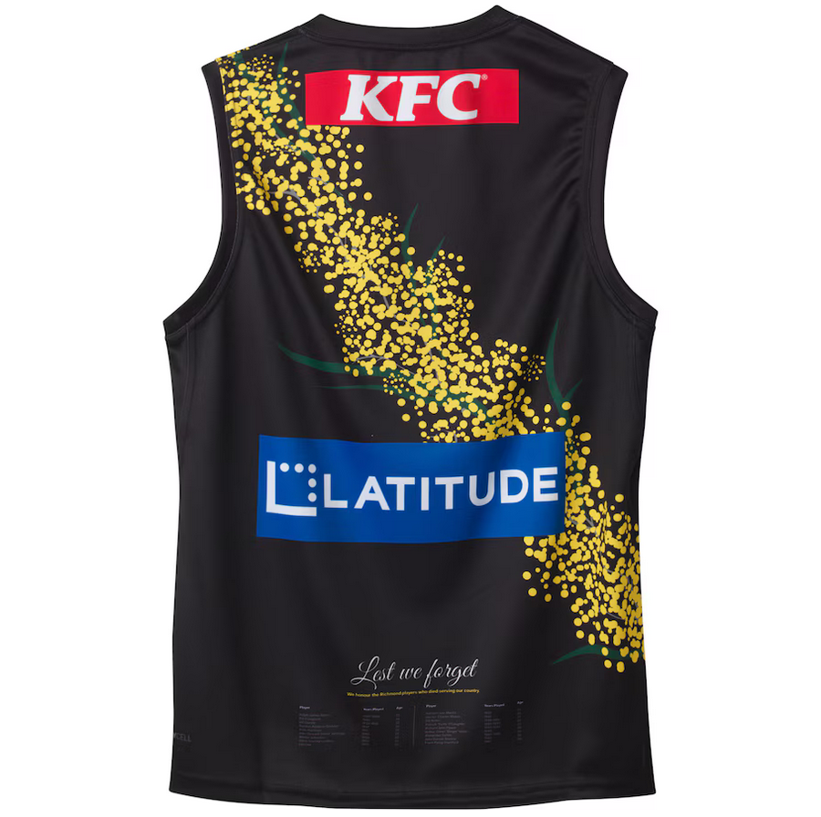 Richmond Tigers 2025 ANZAC DAY Guernsey