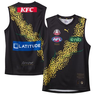 Richmond Tigers 2025 ANZAC DAY Guernsey Rich-azc