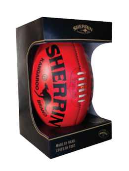 Red Kangaroo Brand Sherrin Football Boxed Red Kangaroo Brand Sherrin Football Boxed