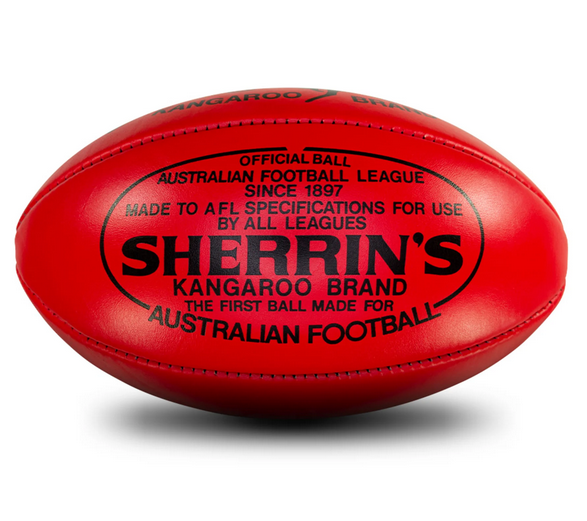 Red Kangaroo Brand Sherrin Football Red Kangaroo Brand Sherrin Football