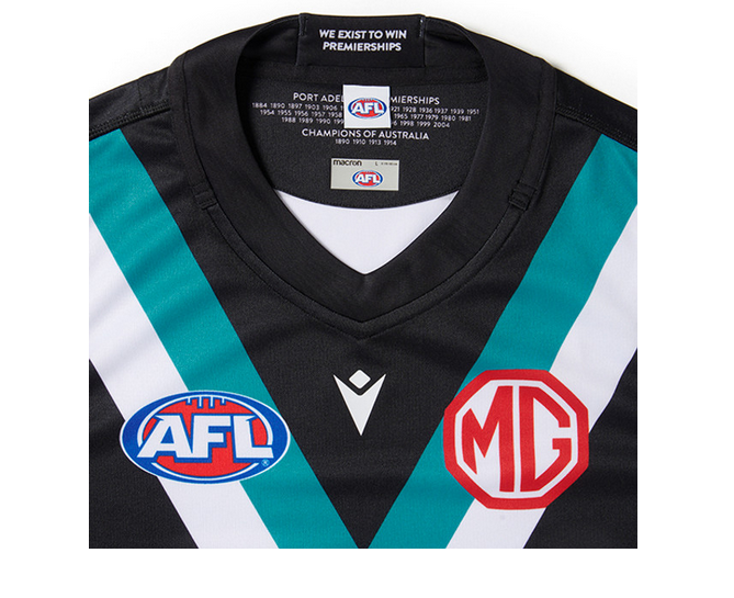 Port Adelaide 2022 AFL Match Day Guernsey Port Adelaide 2022 AFL Match Day Guernsey