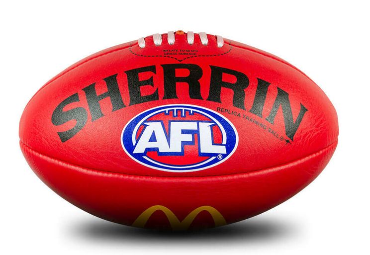 AFLラグビーボール(SHERRIN MATCH社) Sherrin Replica Training Ball Size 5 - Yellow