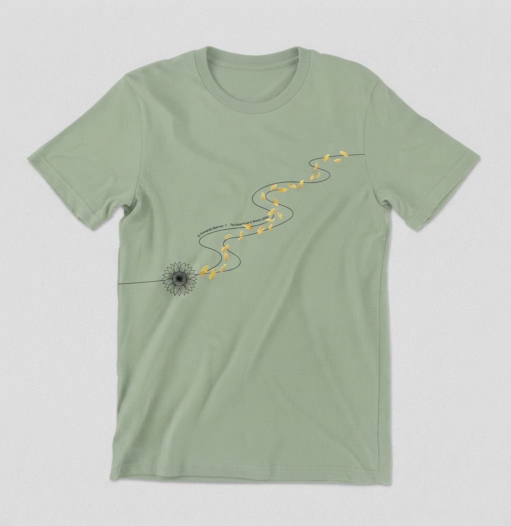 Green Grass &amp; Gold Petals