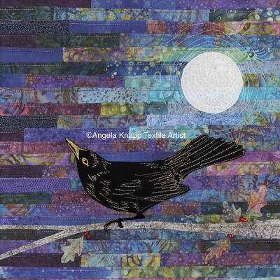 'Blackbird Singing in the dead of night' - Limited Edition Giclee Print