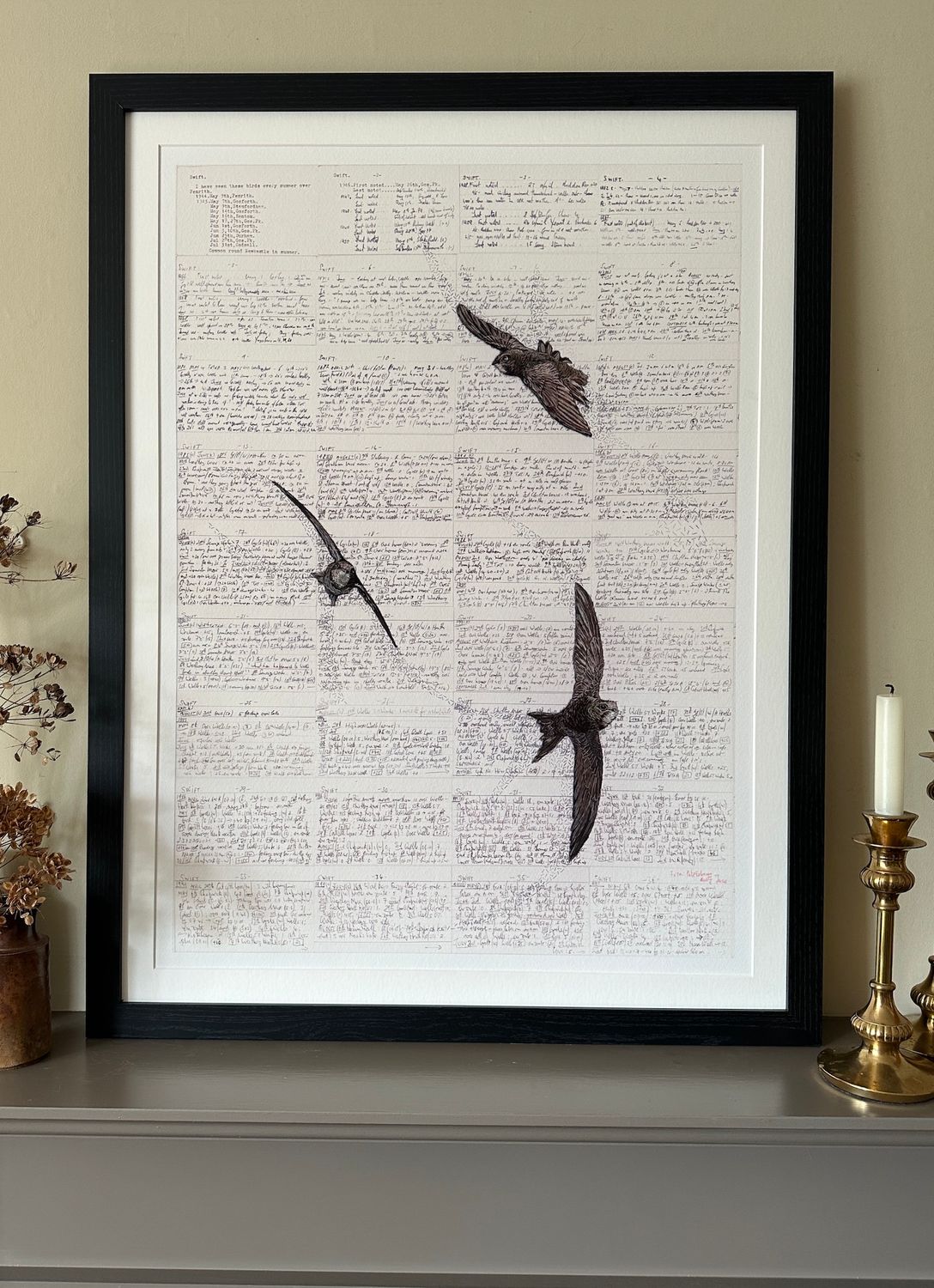 'Life on the Wing' Swifts - Limited Edition Giclee Print
