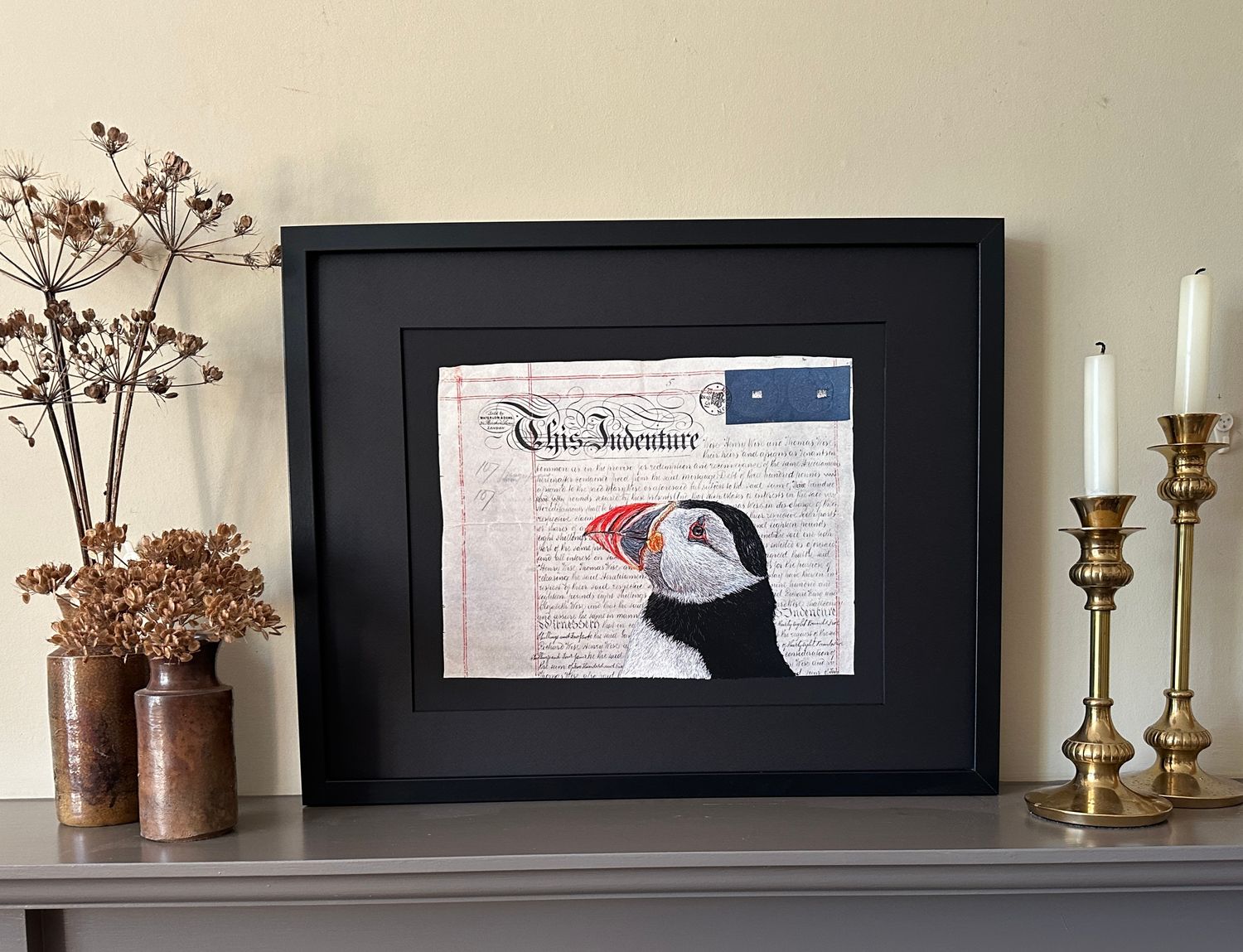 'A Contract with Nature III - Puffin' - Limited Edition Giclee Print