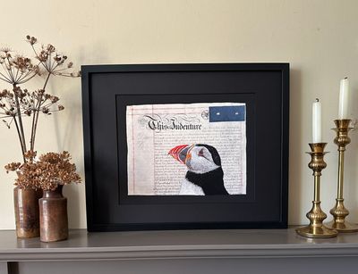 'A Contract with Nature III - Puffin' - Limited Edition Giclee Print