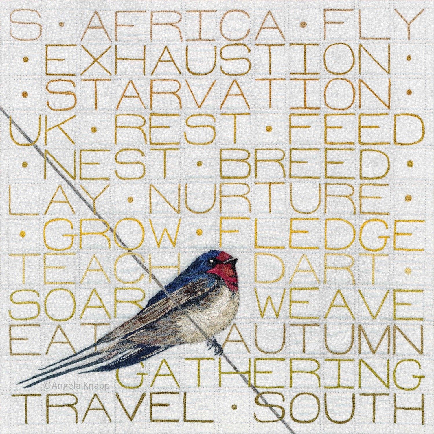 'A Swallow's Journey' - Limited Edition Giclee Print