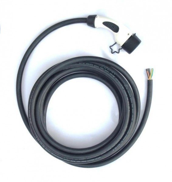 Tethered lead type 2 plug 32A 3phase