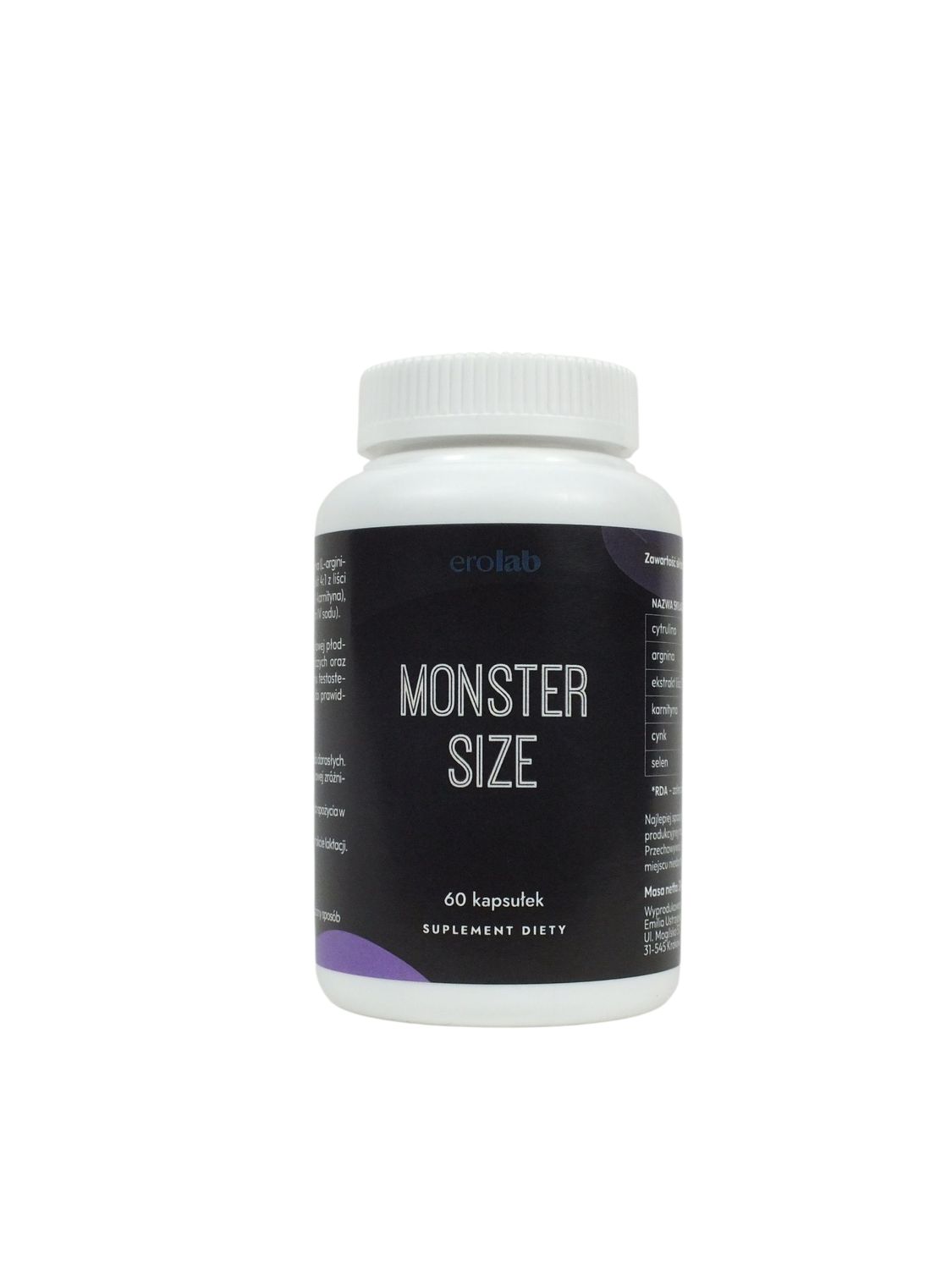 Monster Size caps 60