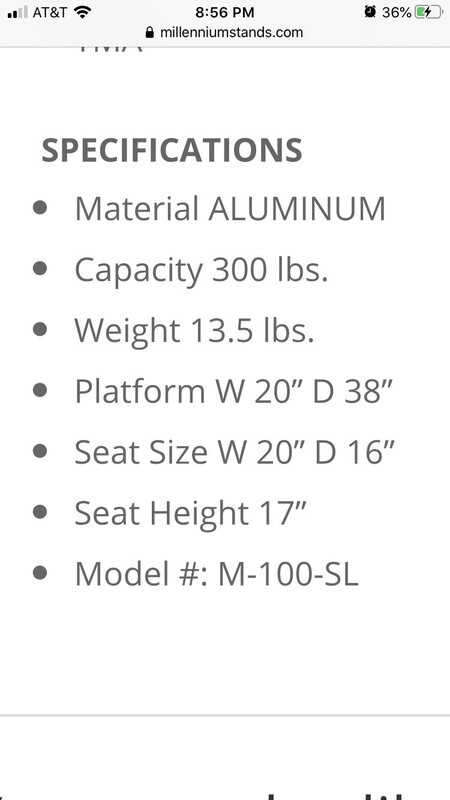 Millennimum M 100U Ultralite Hang-On Stand