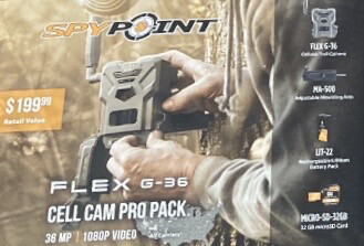 Spypoint Flex G-36 Cell Cam Pro Pack
