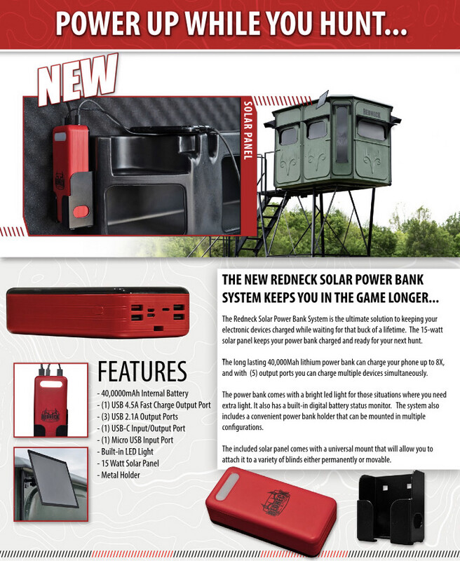 Redneck Blinds Solar Power Bank