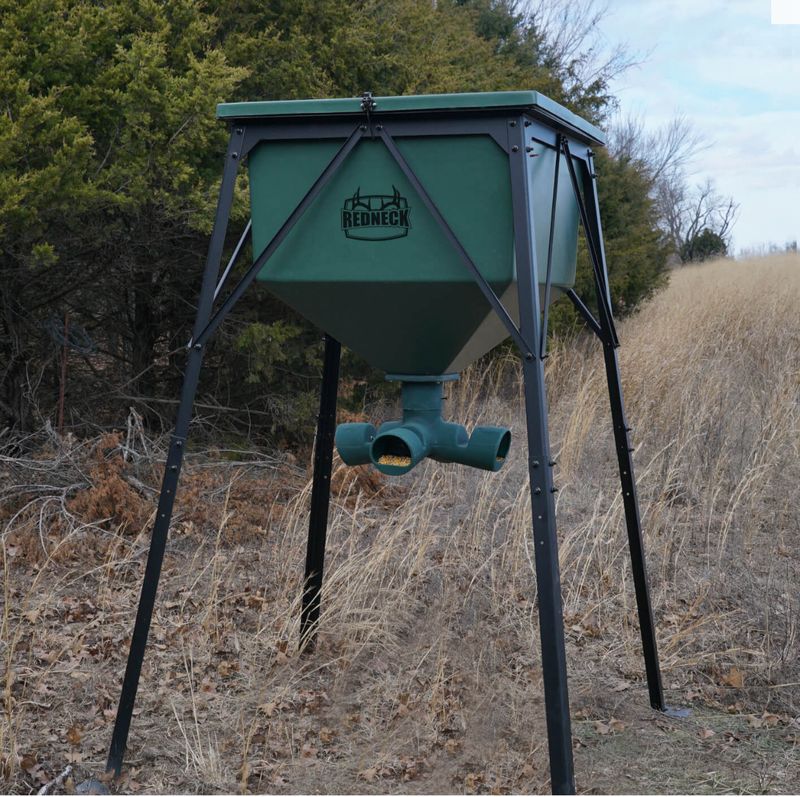 Redneck Blinds Fiberglass 750 LB Gravity Deer Feeder