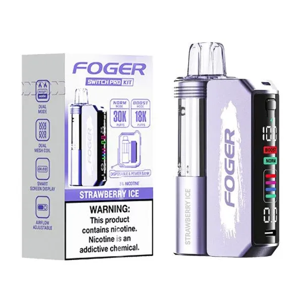 Foger Switch Pro Kit - Strawberry Ice 30K - Disposable