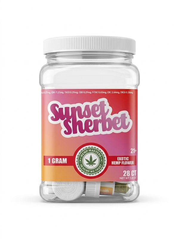Hemp Master - Sunset Shurbet Sativa - 1 gram