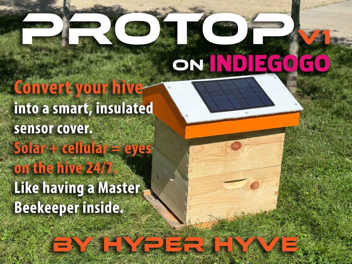 ProTopv1™ Insulated Smart Beehive Top