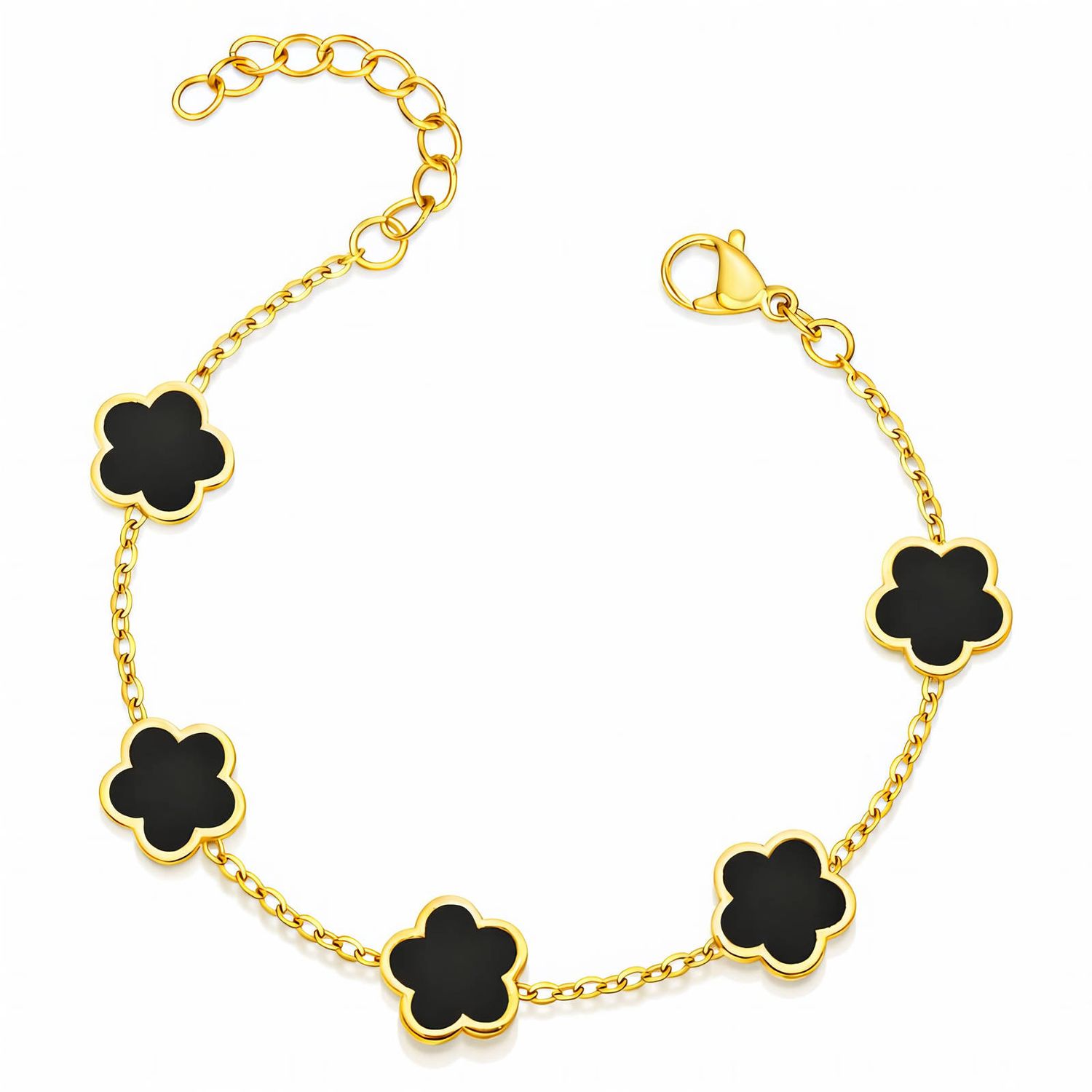 SET DE JOYERÍA DE TRÉBOL AURORE negro