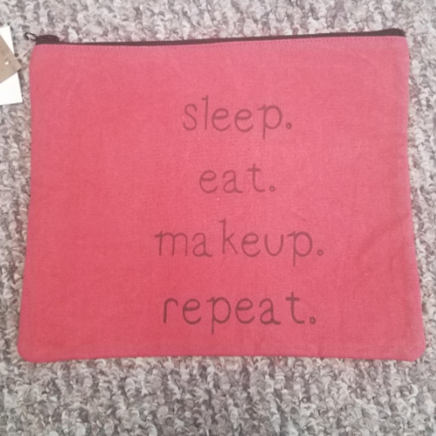 Sleep. Eat. Makeup. Repeat. Travel Makeup Bag