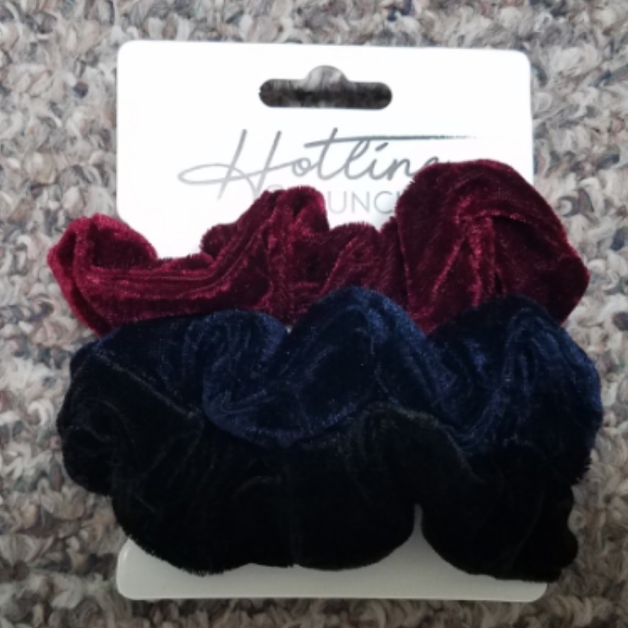 Hotline Hair Tie Scrunchies - Bumbleberry Velvet