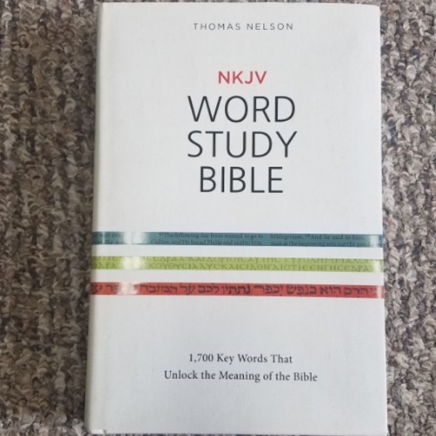 NKJV Word Study Bible by Thomas Nelson - Hardcover