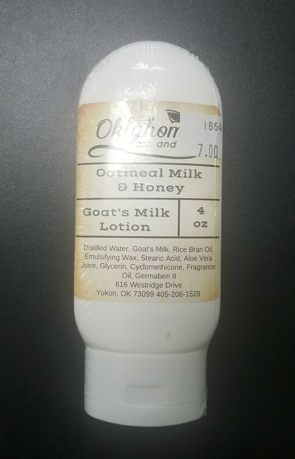 Goat's Milk Lotion - Oatmeal, Milk & Honey