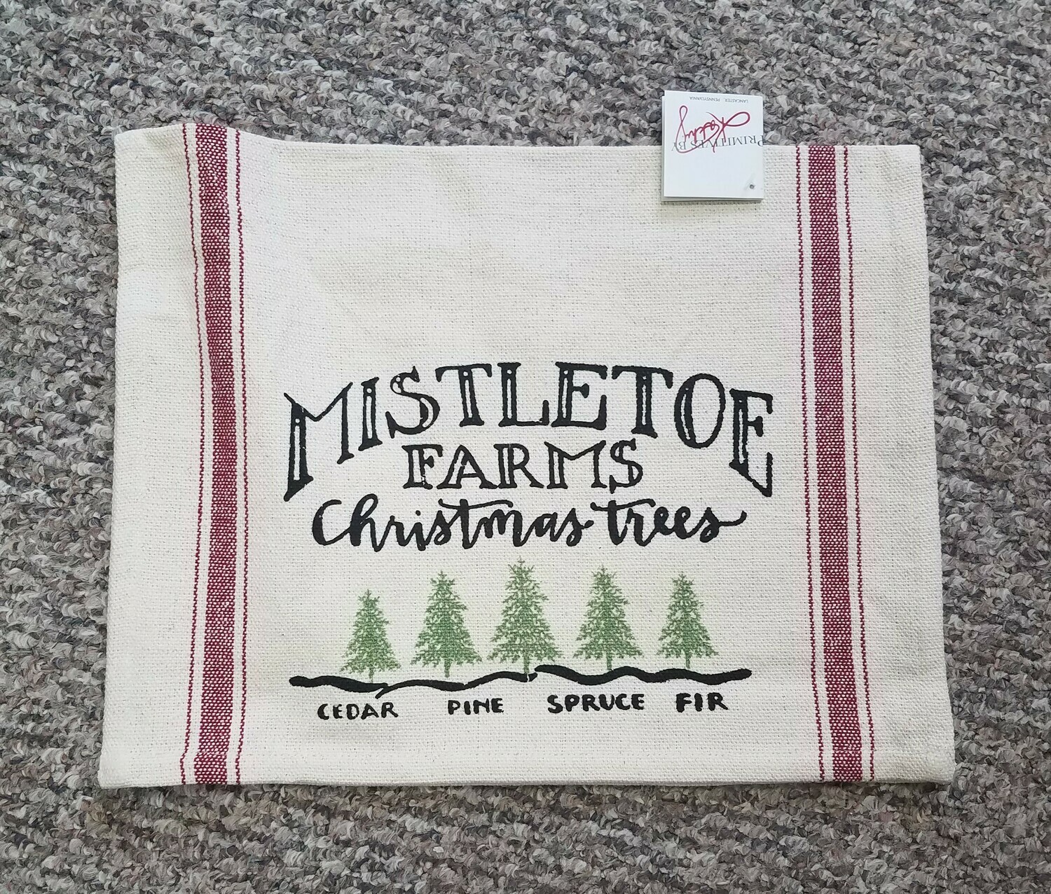 Mistletoe Farms Christmas Trees Dish Towel