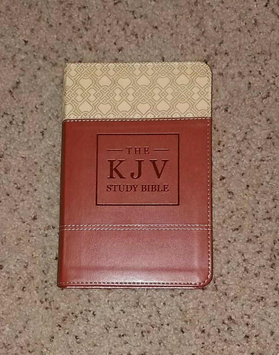 KJV Study Bible - Handy Size - Brown Leather