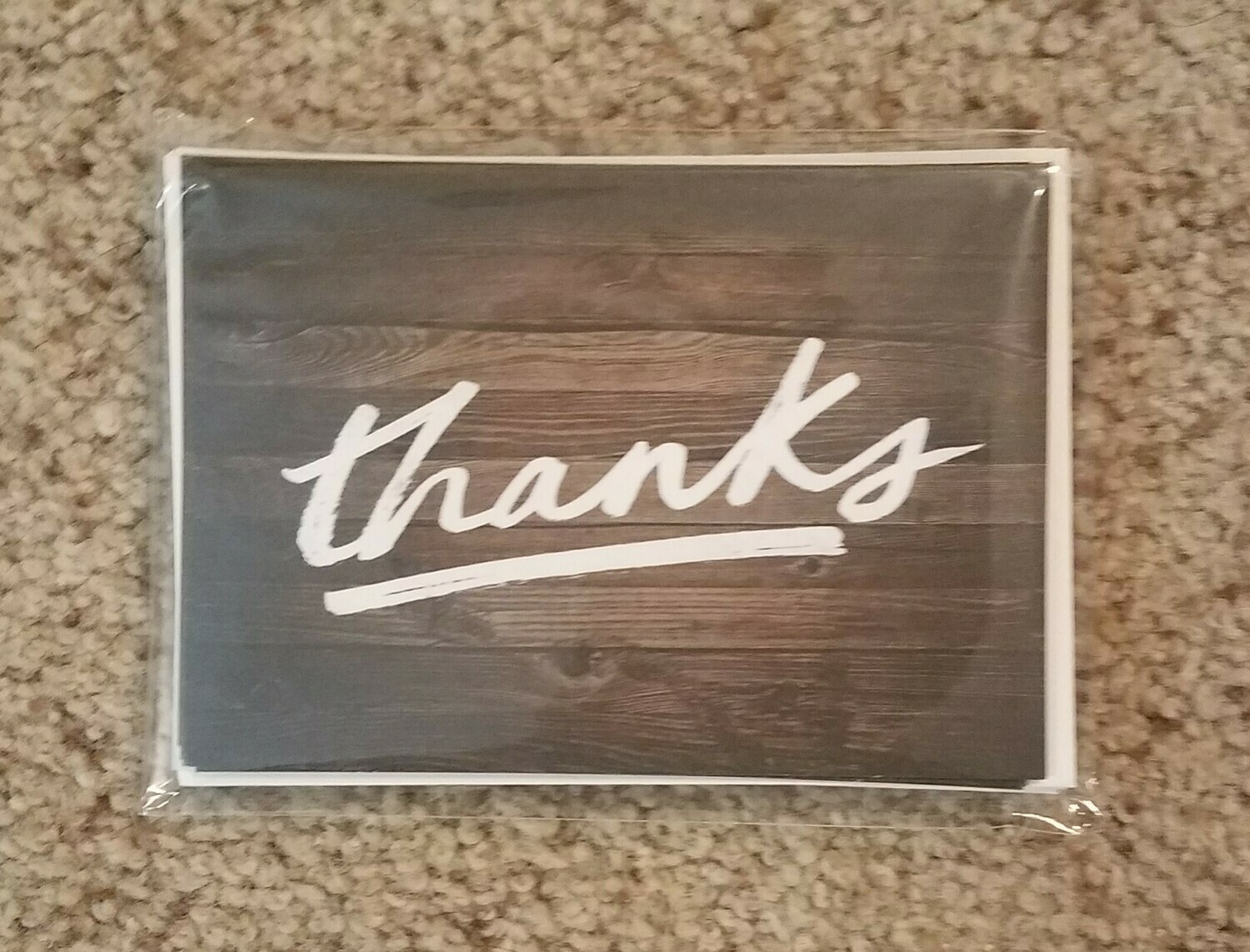 Thank You Card and Envelope Package