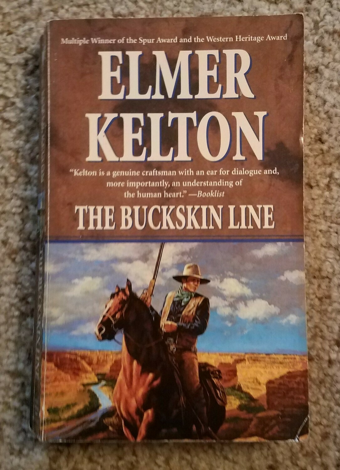 The Buckskin Line by Elmer Kelton