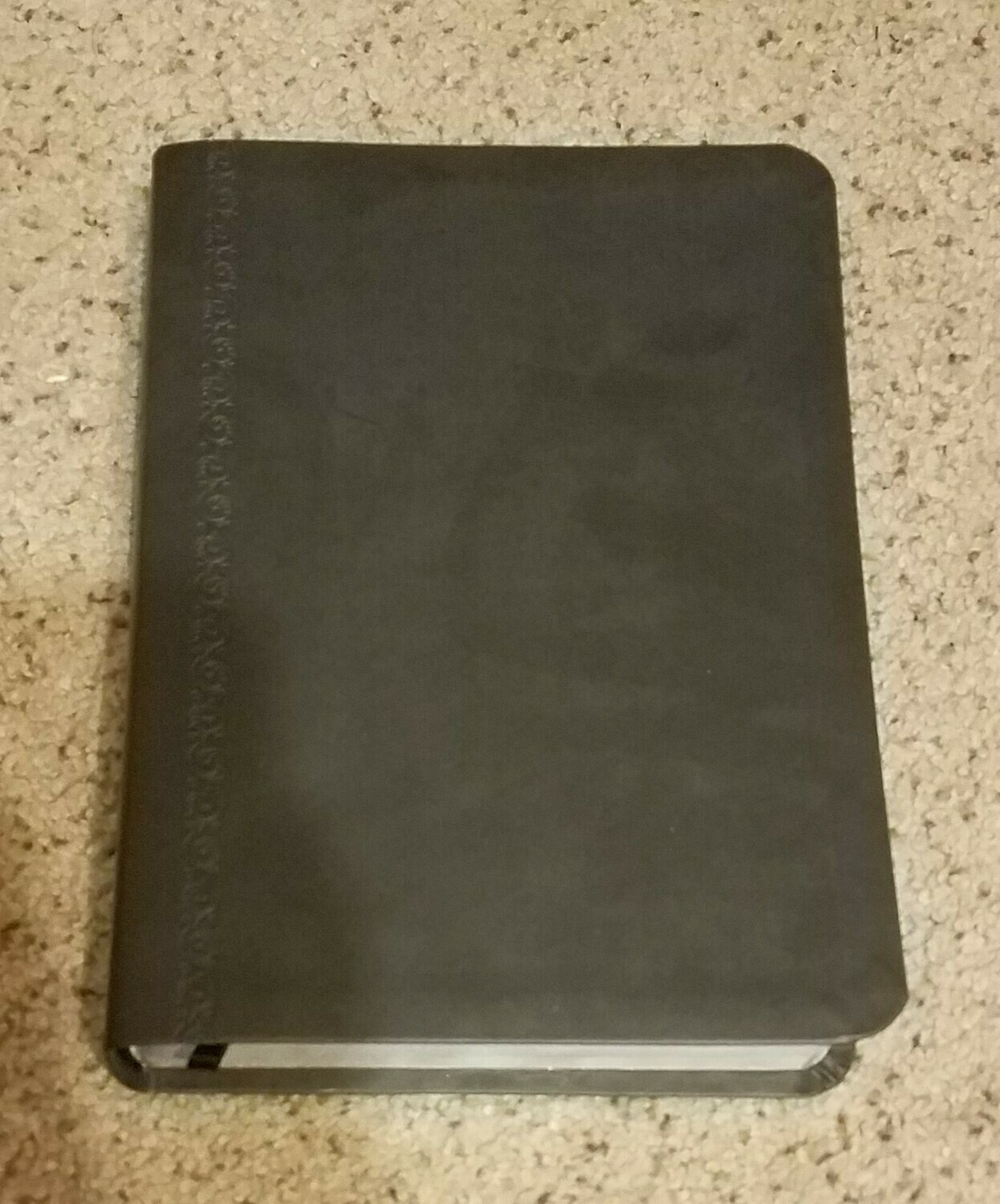 NKJV MacArthur Soft Leather Grey Indexed Bible