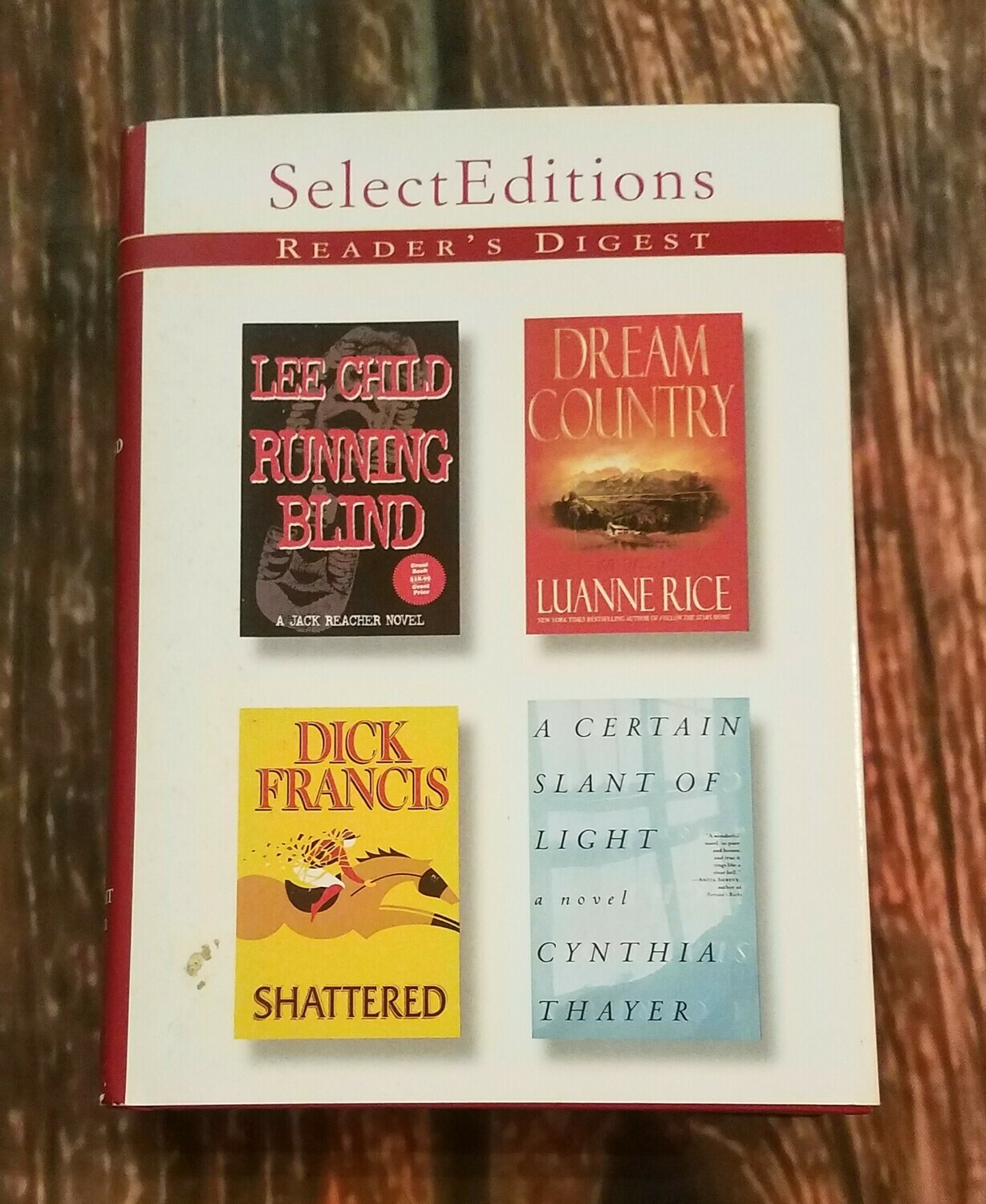 Running Blind, Dream Country, Shattered, and A Certain Slant of Light by Reader's Digest