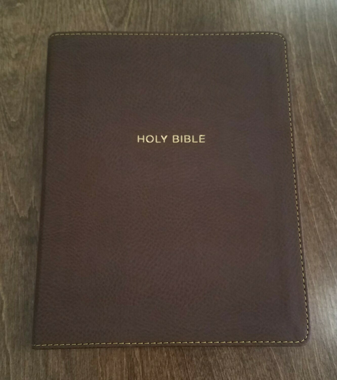 NKJV Journal the Word Reference Bible - Brown Imitation Leather