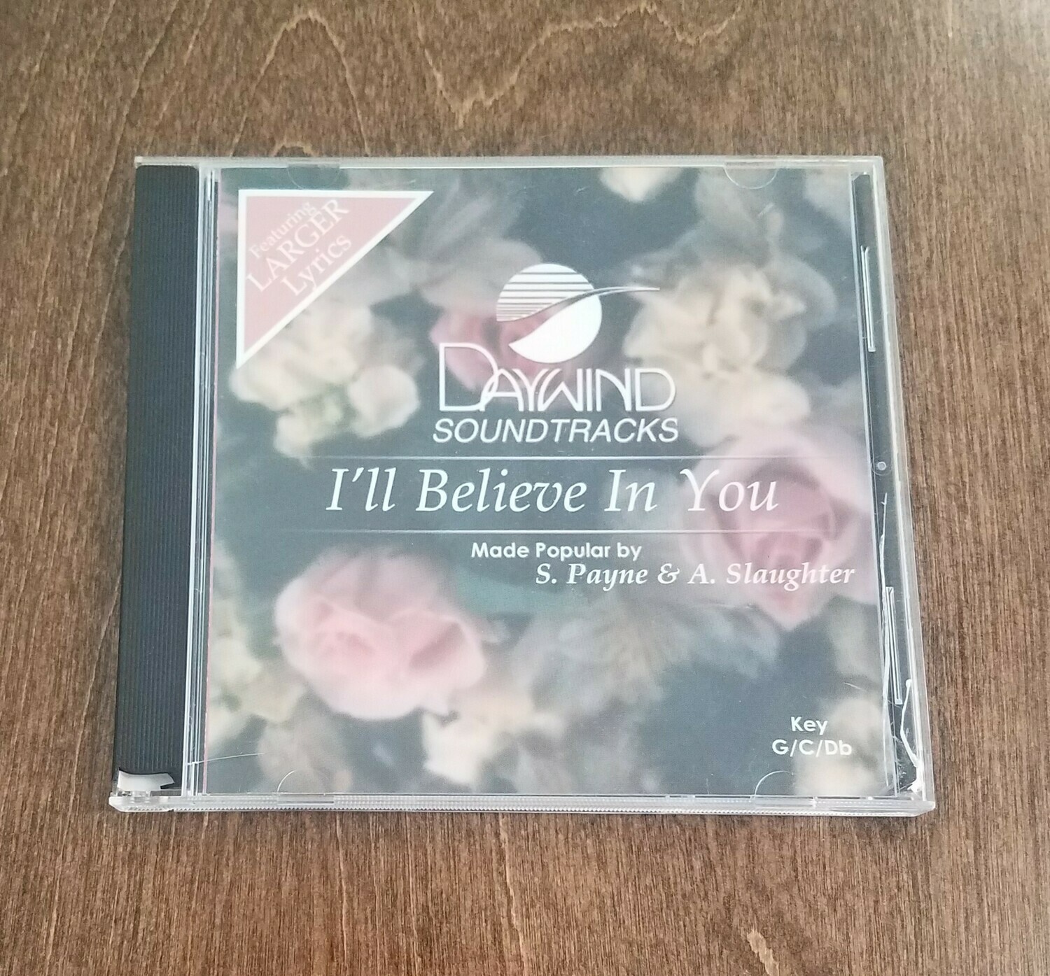 I'll Believe in You, Accompaniment CD