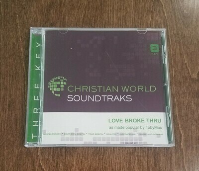 Love Broke Thru, Accompaniment CD