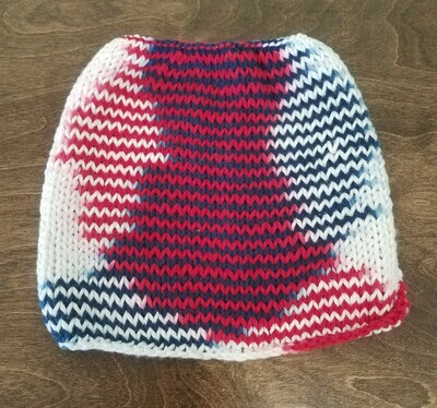 Handmade Red, White, and Blue Potholder