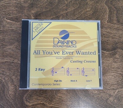All You&#39;ve Ever Wanted, Accompaniment CD