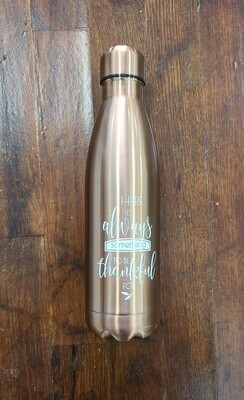 Grateful Bronze Stainless Steel Water Bottle