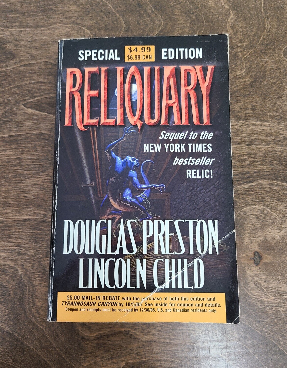 Reliquary by Douglas Preston and Lincoln Child