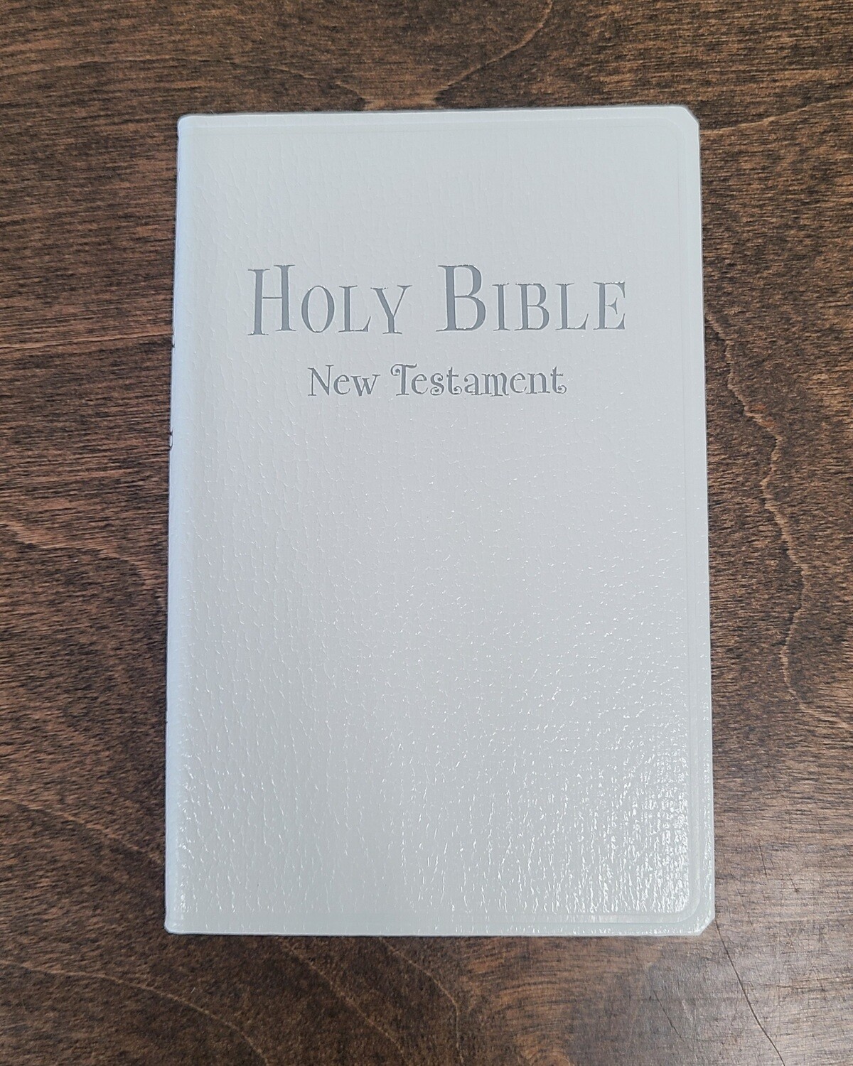 NIV Tiny Testament Holy Bible - White Leather