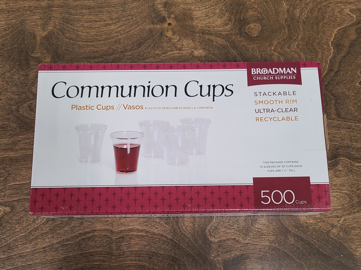 Broadman Church Communion Cups - 500 Count