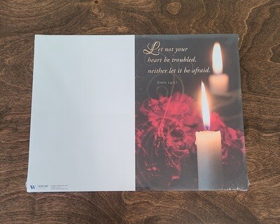 Let Not Your Heart Be Troubled Bulletin - Pack of 100