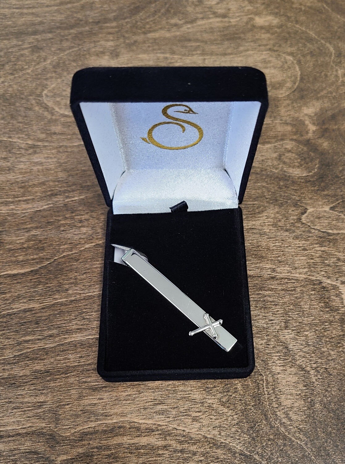 Tie Bar - Cross with Gift Box