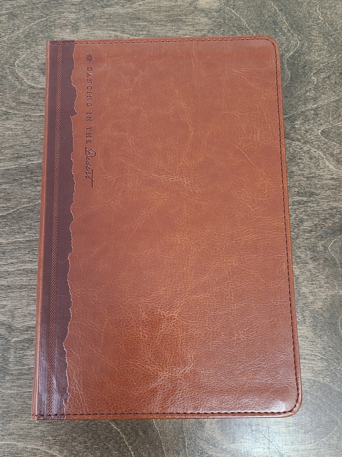 NLT Dancing in the Desert Devotional Bible - Sienna Imitation Leather
