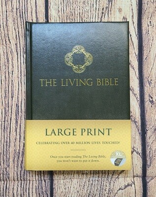 The Living Bible: Large Print - Green Padded Hardcover