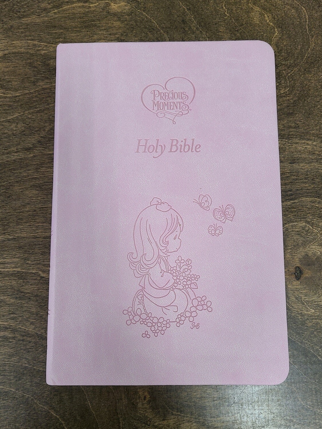 ICB Precious Moments Children's Holy Bible - Pink Leather