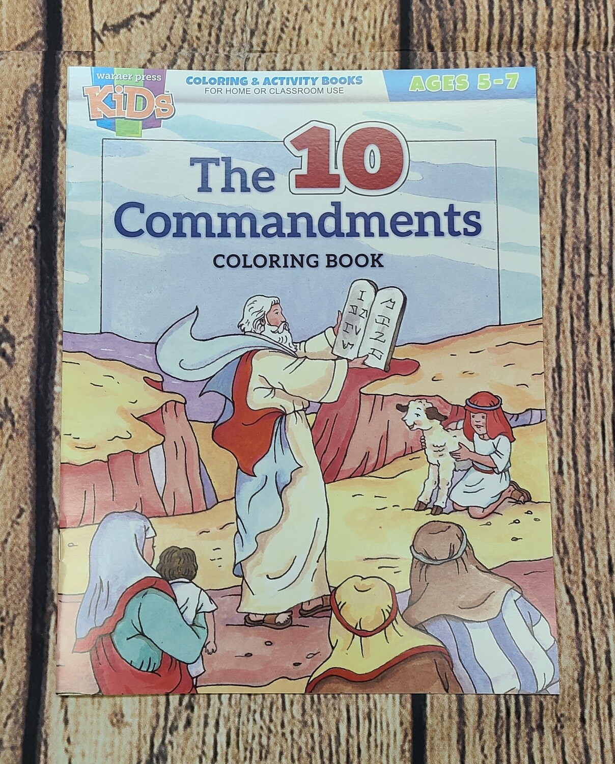 The 10 Commandments Coloring and Activity Book for Kids