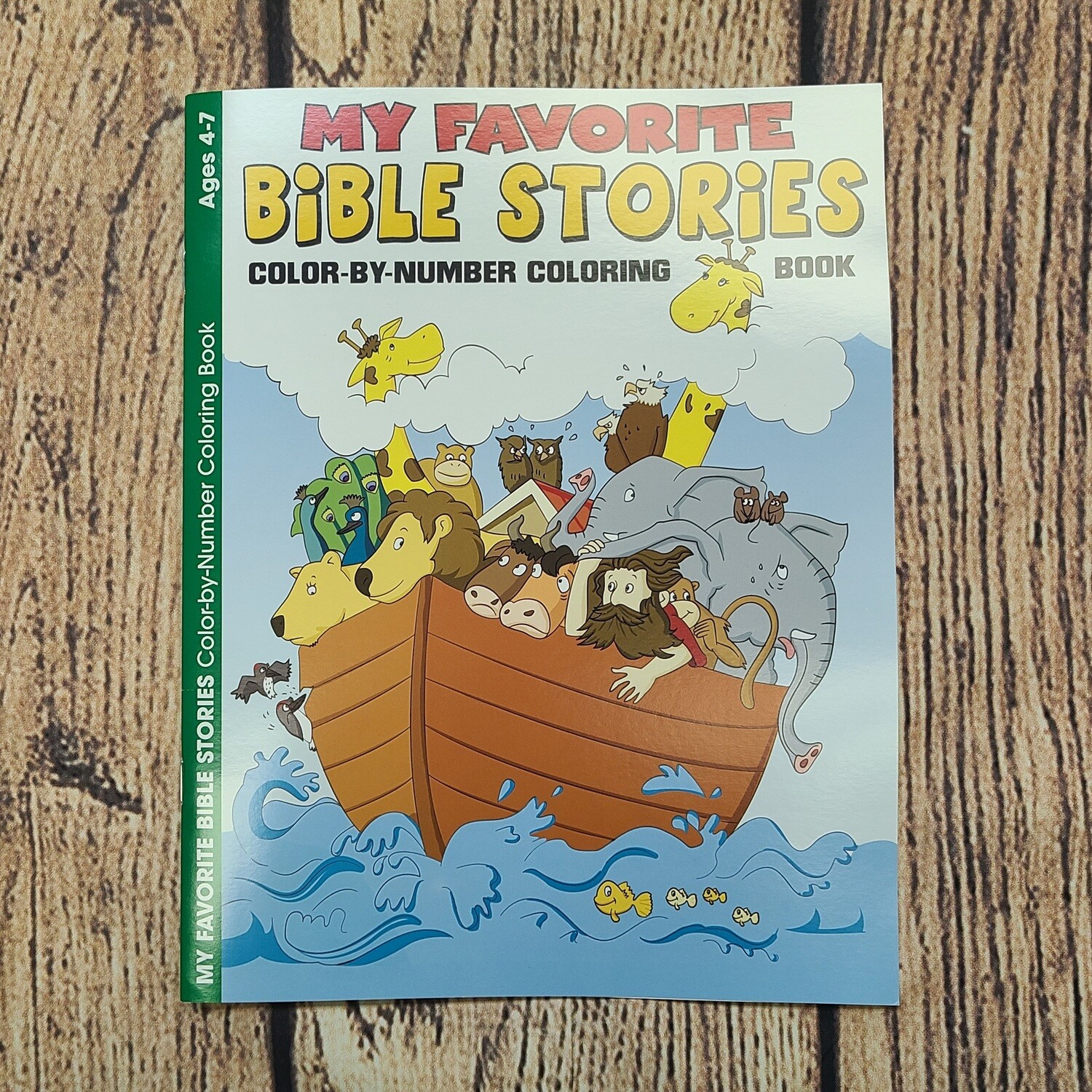My Favorite Bible Stories Color-By-Number Coloring Book