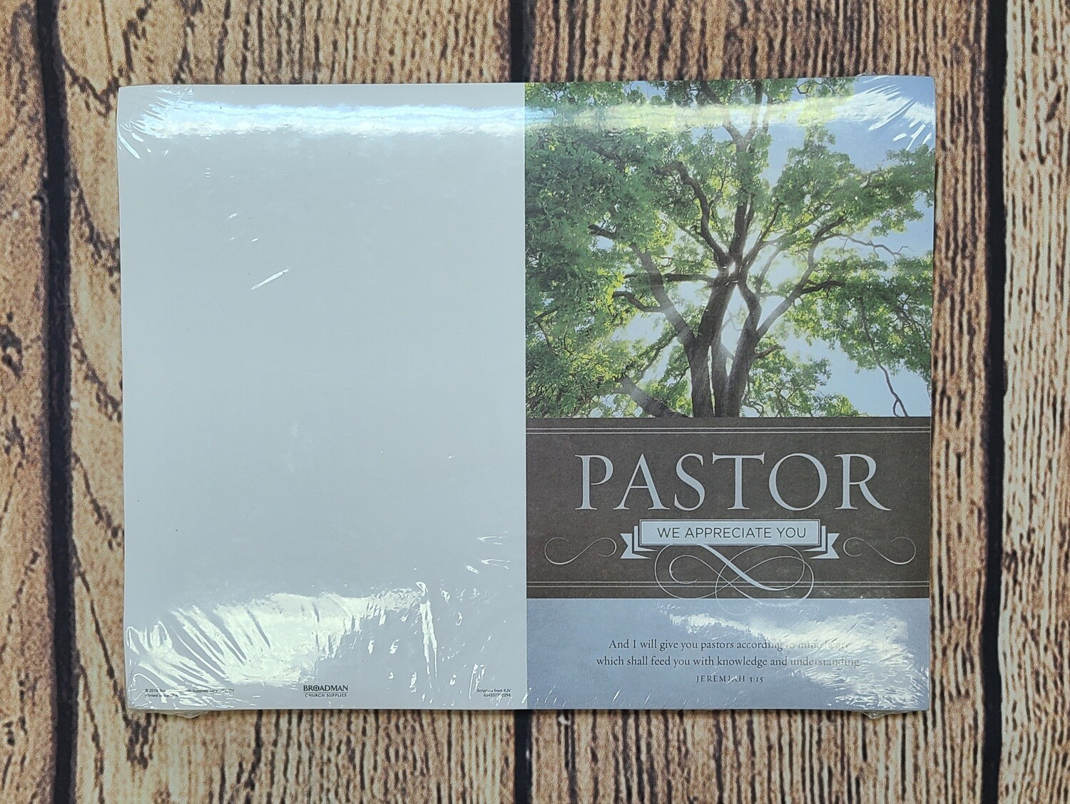 Pastor We Appreciate You Bulletin - Pack of 100