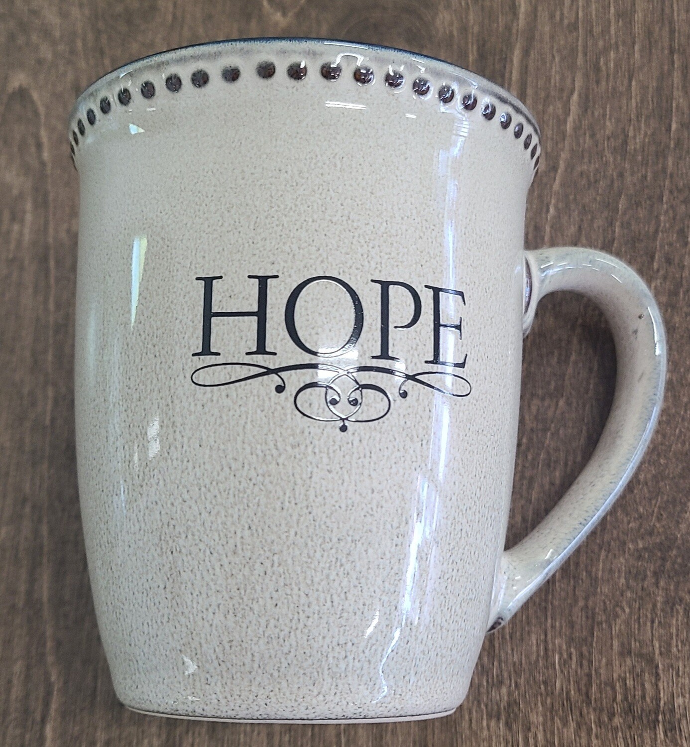 Hope (Ivory) Stoneware Mug